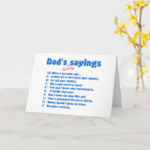 Favoriete de gezegdenkaarten van Dads Kaart (Gele Bloem)