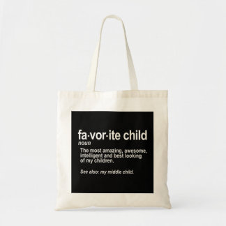 Favoriete definitie van kinderen - Grappig mam en  Tote Bag