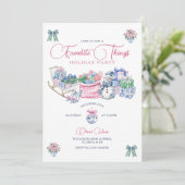 Favoriete ding Chinoiserie kerstfeest Kaart (Staand voorkant)