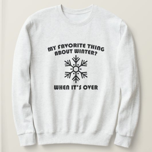 Favoriete ding over winter trui (Design voorkant)