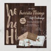 Favoriete Dingen Cadeaubox bruine papieren pakkett Kaart (Voorkant / Achterkant)