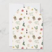 Favoriete dingen Cadeauuitwisseling Kerstfeest Kaart (Achterkant)