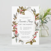Favoriete Dingen Elegante Botanische Cadeauborrel Kaart (Staand voorkant)