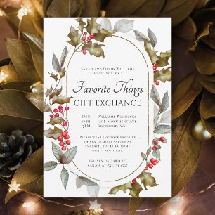 Favoriete Dingen Elegante Botanische Cadeauborrel Kaart