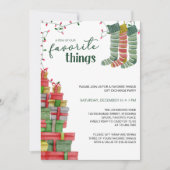 Favoriete Dingen en Cadeaus Holiday Kaart (Voorkant)