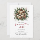 Favoriete dingen Feestelijke kerstcadeau-uitwissel Kaart (Voorkant)