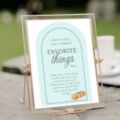 Favoriete Dingen Feestinstructies Teken Poster