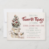 Favoriete dingen Gift Exchange bruin papierpakket Kaart (Voorkant)