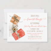 Favoriete dingen Gift Exchange bruin papierpakket Kaart (Voorkant)