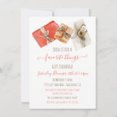 Favoriete dingen Gift Exchange bruin papierpakket Kaart (Voorkant)