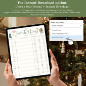 Favoriete dingen Gift Exchange Tracker Download Poster