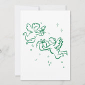 Favoriete dingen Hand getrokken kerstfeest Kaart (Achterkant)