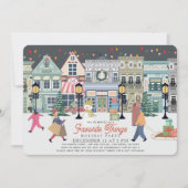 Favoriete dingen Kerstfeest in de stad Kaart (Voorkant)