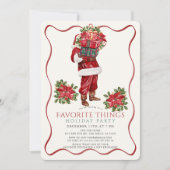 Favoriete dingen Kerstfeest Kaart (Voorkant)