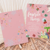 Favoriete dingen Kerstfeest Kaart