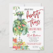 Favoriete Dingen Kerstmis uitnodiging (Voorkant)