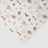 Favoriete dingen Patroon kerstvakantie Tissuepapier (Detail)