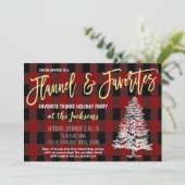 Favoriete dingen Vakantie Party Kaart (Staand voorkant)