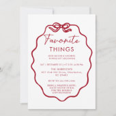 Favoriete dingen Vakantie Party - Schattige en fee Kaart (Voorkant)