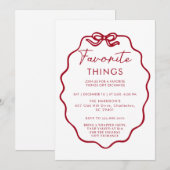 Favoriete dingen Vakantie Party - Schattige en fee Kaart (Voorkant / Achterkant)