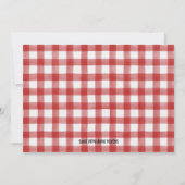 Favoriete dingen Vakantie Party uitnodiging (Achterkant)