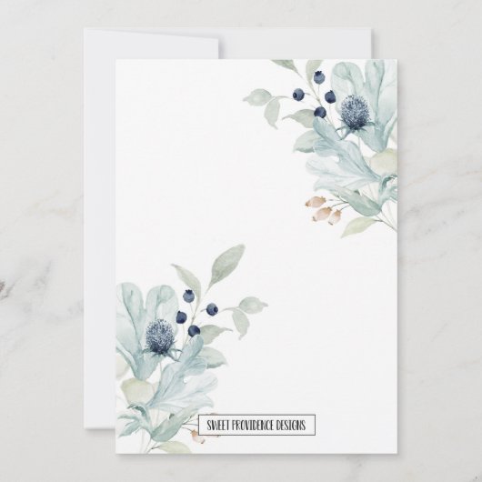 Favoriete dingen Vakantie Party uitnodiging (Achterkant)