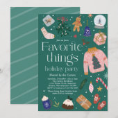 Favoriete Dingen Vrijdag cadeau Exchange Party Kaart (Voorkant / Achterkant)
