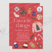 Favoriete Dingen Vrijdag cadeau Exchange Party Kaart (Voorkant / Achterkant)