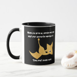 Favoriete dinosaur pterodactyl Funny Quote Mok