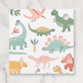 Favoriete Dinosaurus Label (Achterkant)