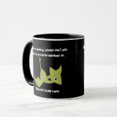 Favoriete dinosaurus Pterodactyl Funny Quote Mok (Voorkant links)