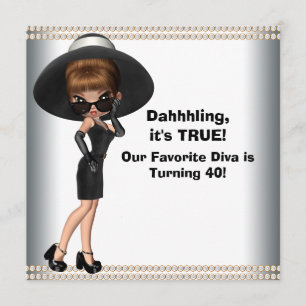 Favoriete diva vrouwen om het even welk aantal ver kaart