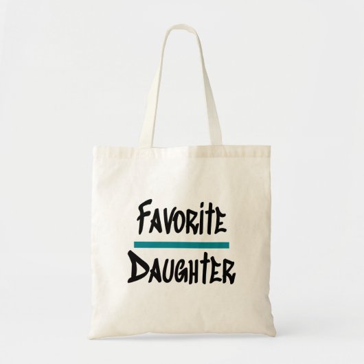 Favoriete dochter Cute Fun Novelty Tote Bag (Voorkant)