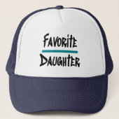 Favoriete dochter Cute Fun Novelty Trucker Pet (Voorkant)