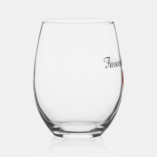 Favoriete dochter Drinkware Set Wijnglas Zonder Voet (Rechts)