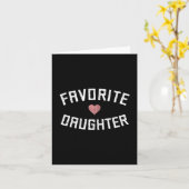 Favoriete Dochter Familie Reünie Dochter Grappig Kaart (Gele Bloem)