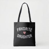 Favoriete dochter Reunion Daughter Funny Tote Bag (Voorkant)