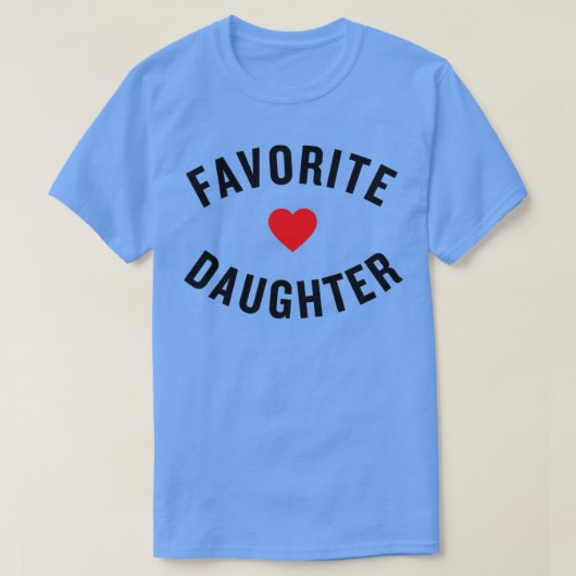 Favoriete dochter t-shirt (Design voorkant)