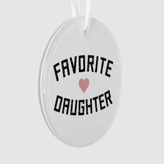 Favoriete dochterfamilie reünie Funny Gifts Ornament (voorkant)