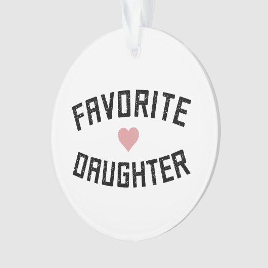 Favoriete dochterfamilie reünie Funny Gifts Ornament (voorkant)