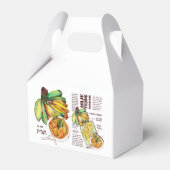 Favoriete doos iftar gerecht Kolak banaan Bedankdoosjes (Voorkant Zijde)