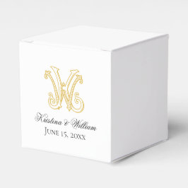 Favoriete doos KW Monogram of WK Monogram Bedankdoosjes