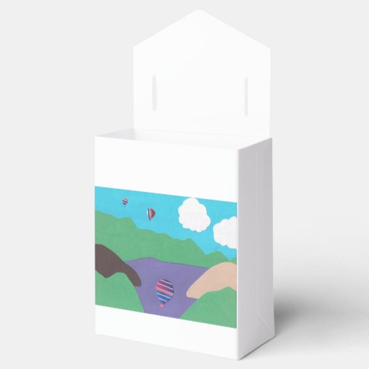 Favoriete doos met Mountain Lake Design Bedankdoosjes (Geopend)