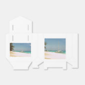 Favoriete doos met strandscène bedankdoosjes (Uitgevouwen)