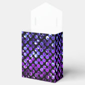 Favoriete doos Paarse kristal Bling Strass Bedankdoosjes (Geopend)