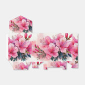 Favoriete doos - Roze azalea's Bedankdoosjes (Uitgevouwen)
