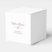 Favoriete doos - Roze bloem Bedankdoosjes (Voorkant Zijde)