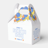 Favoriete doos voor verjaardagsfeestje | Retro Bedankdoosjes (Achterkant)