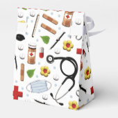 Favoriete doos voor verpleegster bedankdoosjes (Achterkant)