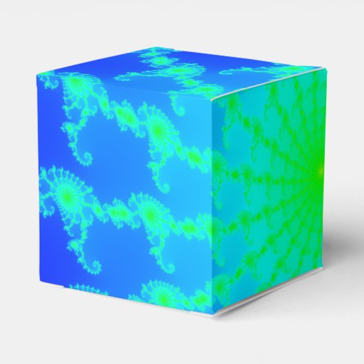 Favoriete doos w / Mandelbrot Fractal Bedankdoosjes (Achterkant)
